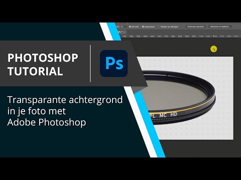 Transparante achtergrond in je foto met Adobe Photoshop
