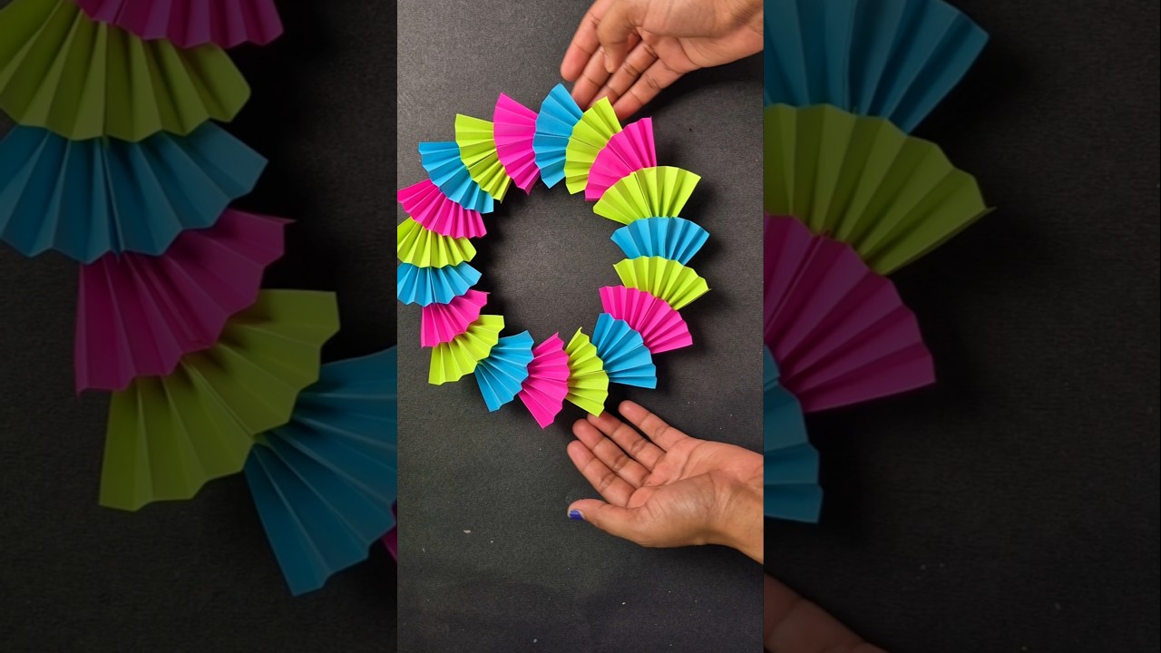 Easy paper craft wall decor ideas 