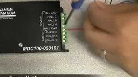 Brushless DC Driver Hookup Tutorial - MDC100-050101