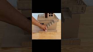 Making  house from Cardboard #craft #diy #woodwork #woodworking #cardboard #music #dj