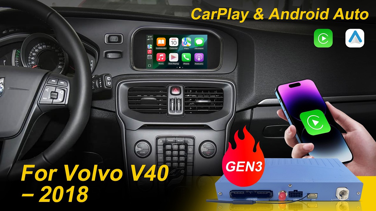ZTUZAUTO GEN3 CarPlay Interface | VOLVO V40 2018