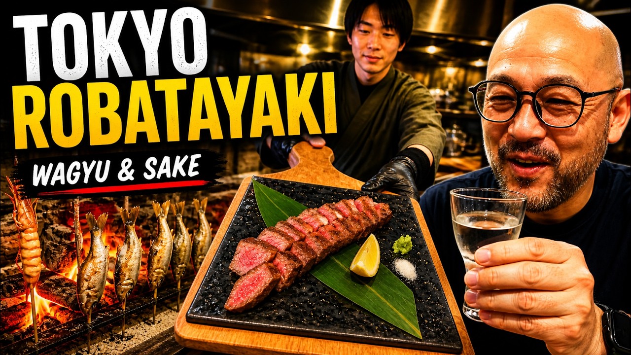 Shinjuku Robatayaki: Wagyu, Premium Sake & Grilled Seafood in Tokyo