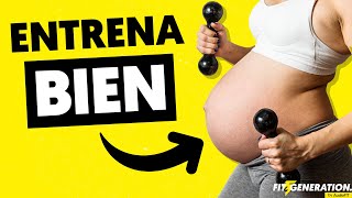 Cómo ENTRENAR durante el EMBARAZO (Guía Completa)