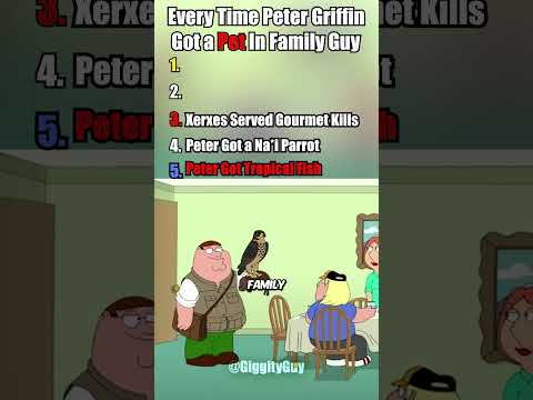 Every Time Peter Griffin Got A Pet In Family Guy