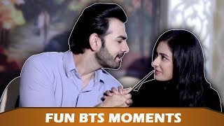 Kahaan Hum Kahaan Tum Offscreen BTS Fun With Karan V Grover & Farnaz Shetty | Interview Resimi