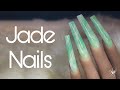Easy Jade Inspired Nail Art | Not Polish Acrylic Tutorial  | XL C-Curve Tips