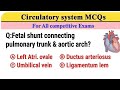 Circulatory System MCQs 2026 Human Heart Blood Flow Nursing AIIMS NEET NCLEX RRB ESIC Exams Prep