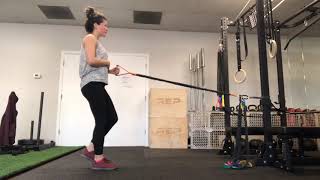 Reverse Lunge + Row Posterior Oblique Sling