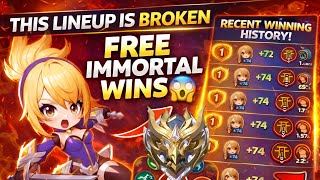 EASY IMMORTAL RANK With This Broken Lineup 🔥