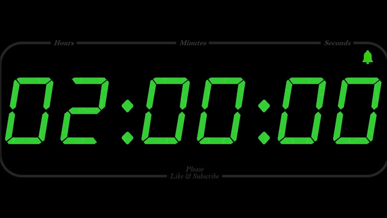 2 Hour timers ⌛ Study Countdown – 7200 Seconds