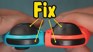How to Fix L ZL R ZR buttons on Switch Joy-Con Controllers | Stuck Trigger Bumper Shoulder Repair