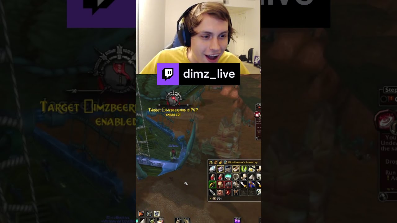 Hardcore WoW Griefer Falls And Dies Trying To Follow Me 