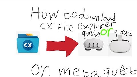 How to download cx file explorer on meta quest 2/3 #tutorial #metaquest