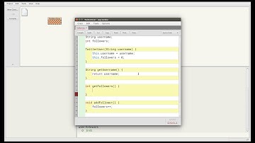 Java: writing a TwitterUser class