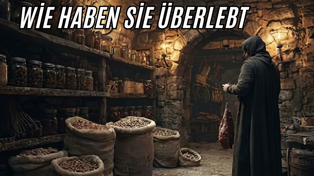 Wie Mittelalterliche Bauern İhre Häuser İm Winter Beheizten