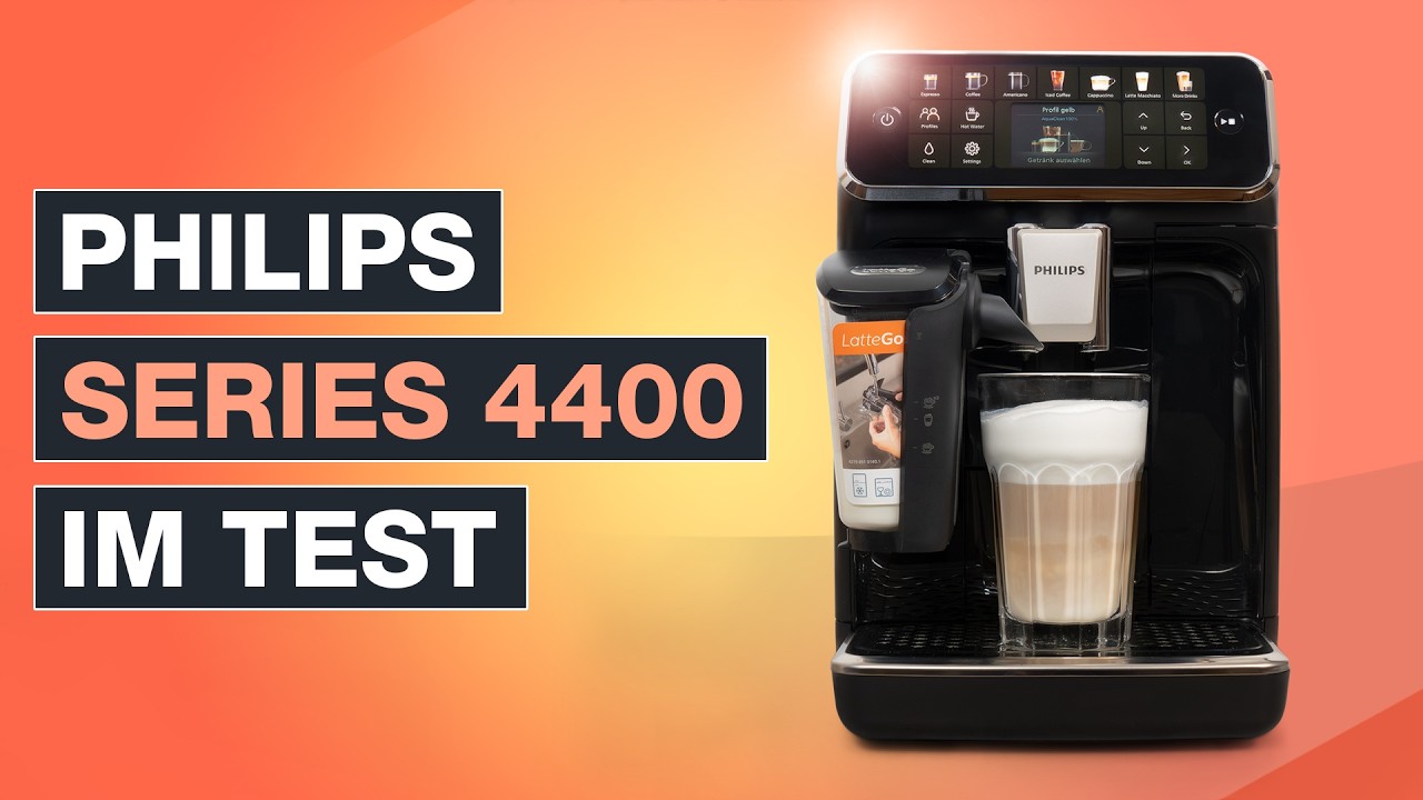 Philips 4400 Series im Test (EP4441/50) - LatteGo Kaffeevollautomat - Testventure