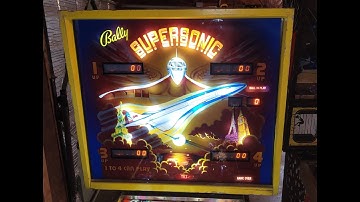 1979 Bally Supersonic Pinball Gameplay / Tutorial
