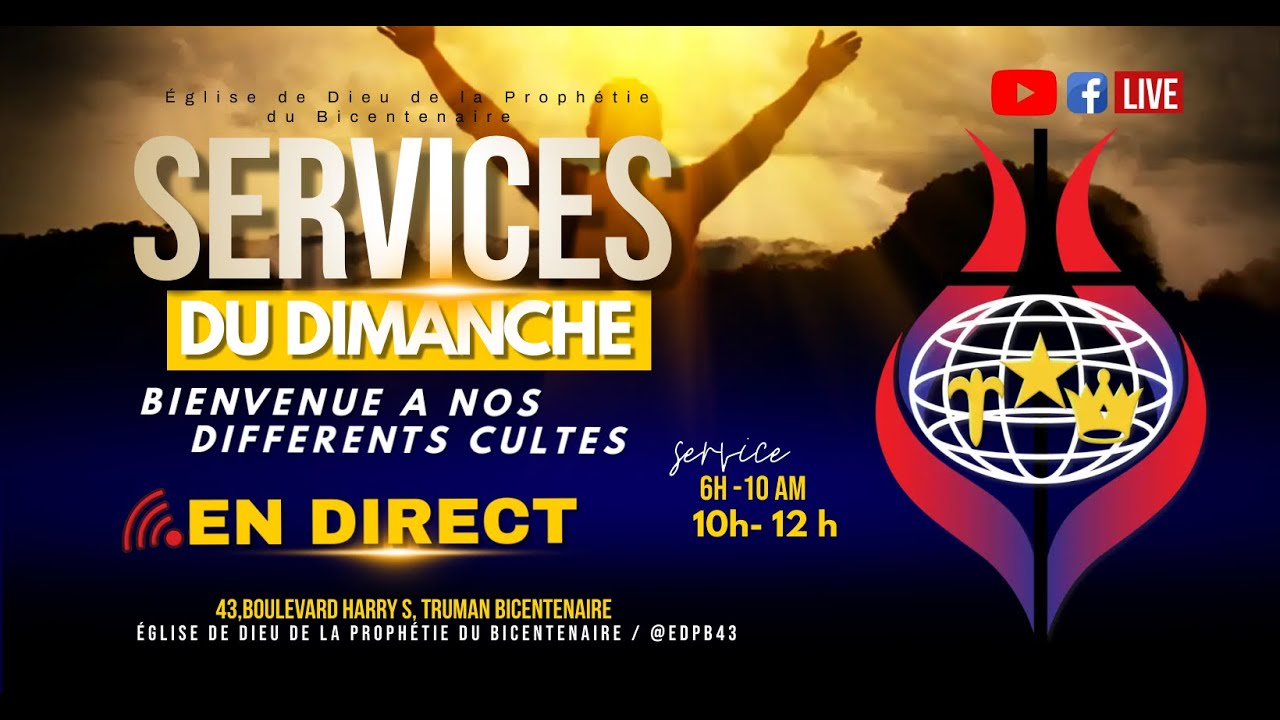 Service la sainte communion du Dimanche 6 Octobre 2024 ÉDP Bicentenaire ...