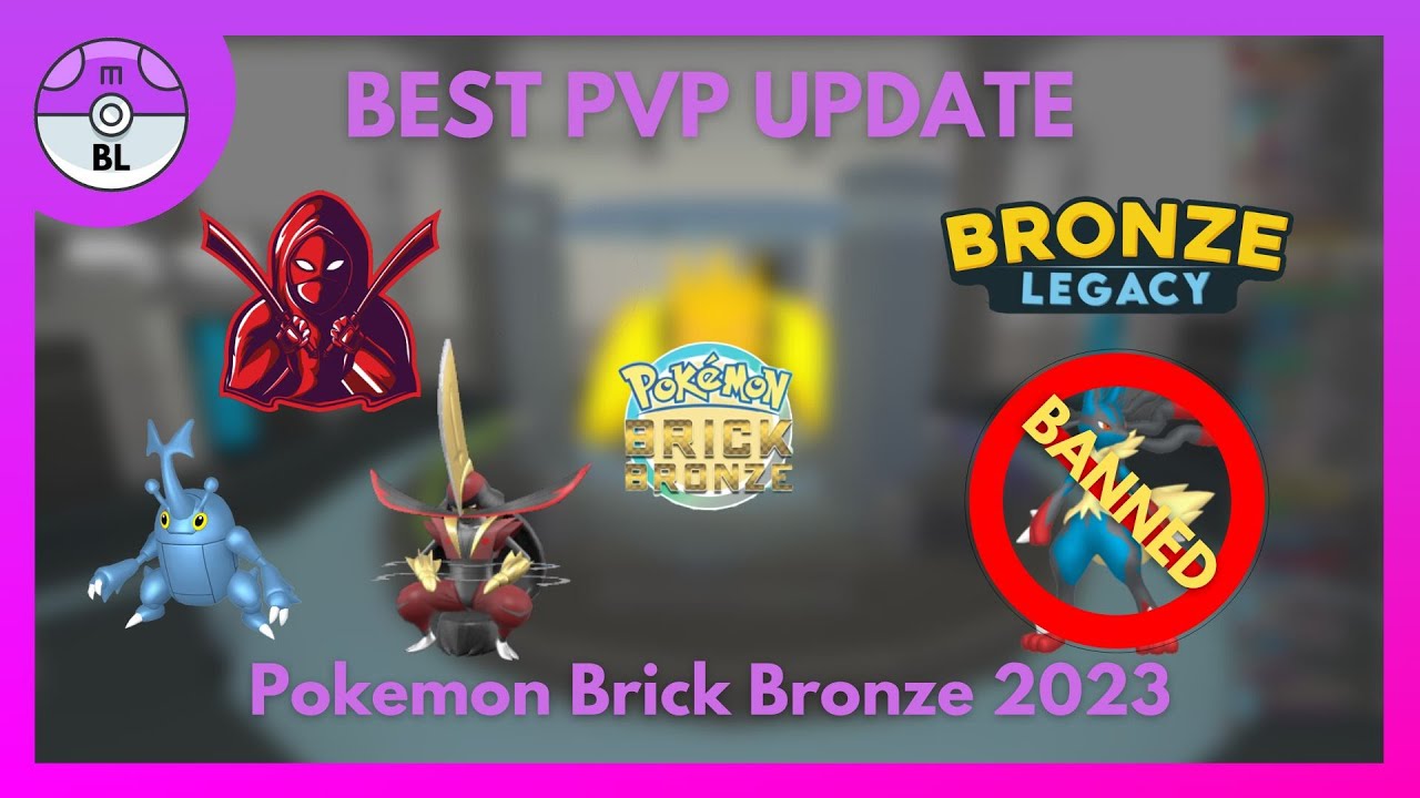 Ranking Pokemon I've used in the Pokemon Brick Bronze Meta