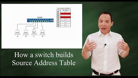 How a switch builds Source Address Table dynamically?