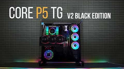 Thermaltake Chassis - Core P5 TG V2 Black Edition - The Original Open Frame Chassis