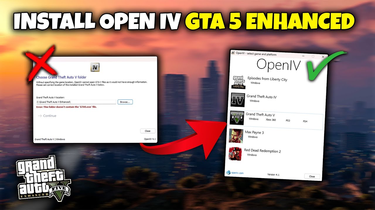 How To Install Open IV In GTA 5 Enhanced How To Mod GTA 5 Enhanced 