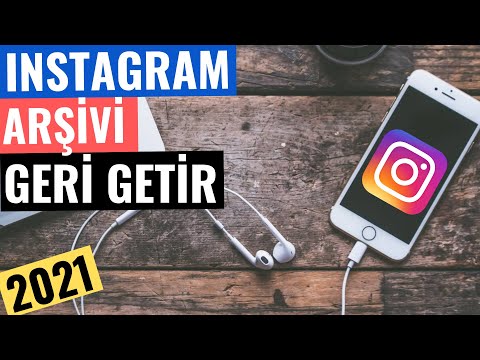 INSTAGRAM ARŞİVLENEN FOTOĞRAFLARI GERİ GETİRME