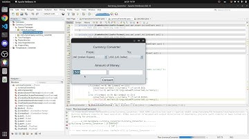 Currency Converter GUI Using Java Swing
