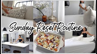 SUNDAY RESET ROUTINE || GUEST ROOM REFRESH || EASY DINNER IDEA