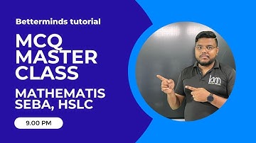 TARGET SEBA 2025.  IMPORTANT MCQ QUESTIONS . MATHEMATICS. CLASS 10. SEBA. HSLC.