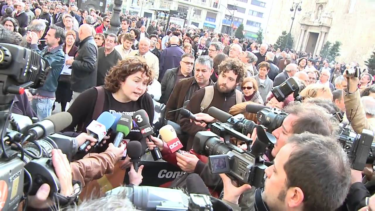 Manifestación contra la corrupción en Valencia 26 de marzo de 2011
