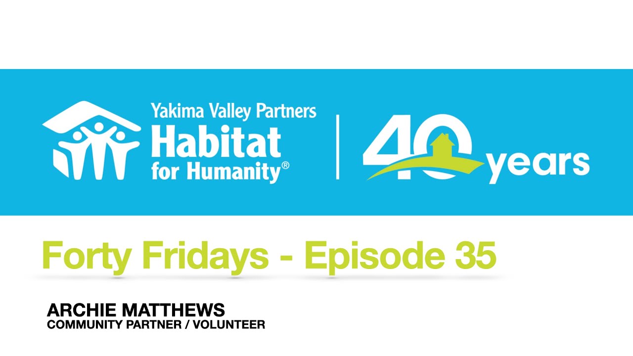 Forty Fridays Ep 35 - Archie Matthews Community Partner and Volunteer ...