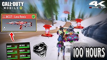 I Spent 100 hours mastering mythic AK117 lava remix in CODM - was it worth it?