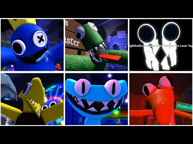 Rainbow Friends ALL JUMPSCARES 