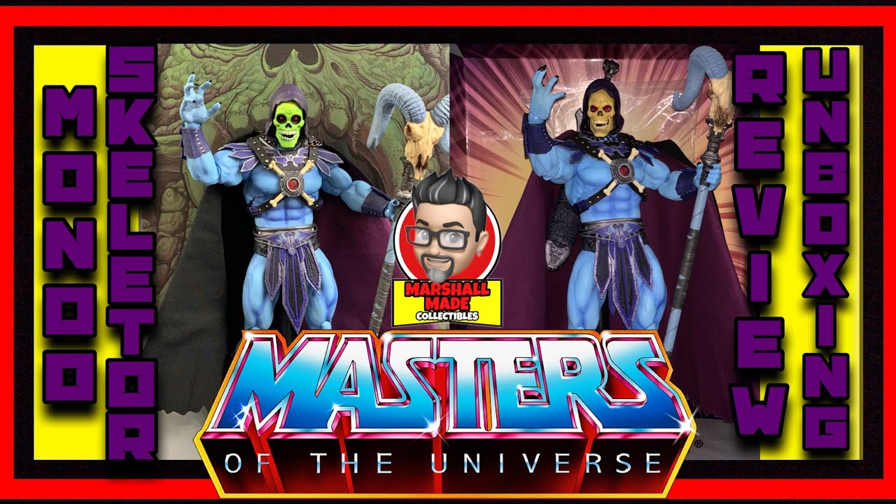 4K Mondo Exclusive 1/6 Scale SKELETOR  Masters of the Universe Figure Review and Unboxing