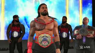 WWE 2K Universe - WWE 2K23: The Bloodline Entrances (2K22 Spoilers)