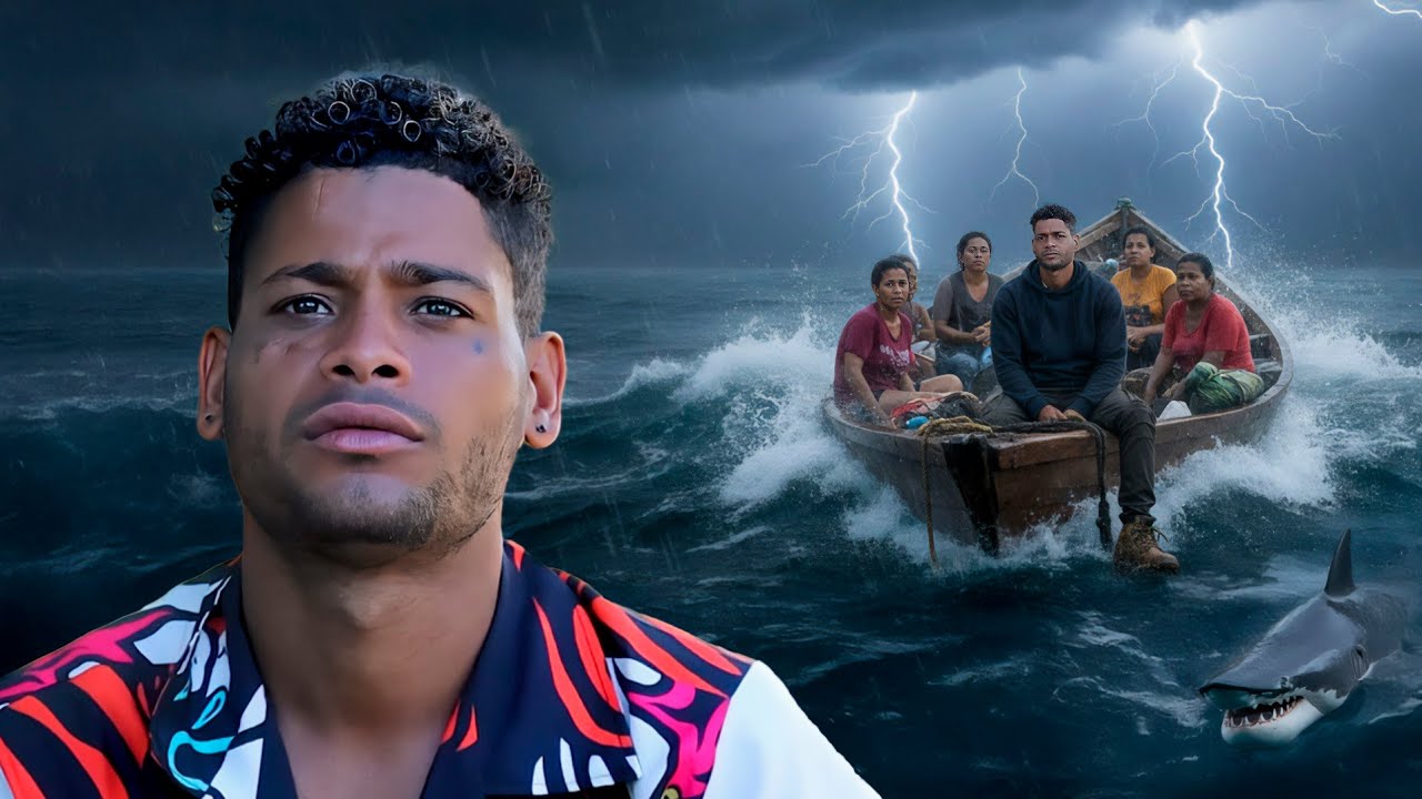 Una Tormenta Eléctrica Explotó la Yola en Pleno Canal de la Mona CON 80 PERSONAS 