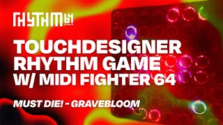 I made my own 64-button rhythm game! (Rhythm64 | MUST DIE! - Gravebloom) screenshot 5