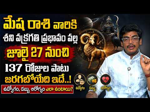 Uma Devarakonda : Shani Vakragathi 2026 in Telugu | Mesha Rasi 2026 | ARIES SIGN @AstrologybyUma⁩ ​