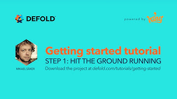 Defold Getting Started Tutorial Step 1 – Hit the ground running