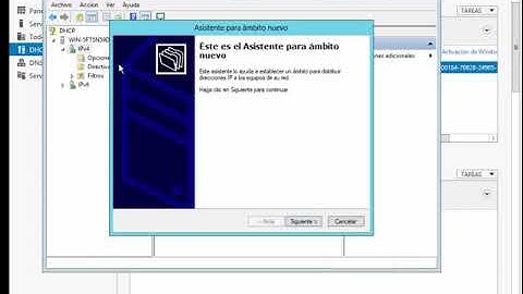 Instalar y Configurar Servidor DHCP Windows Server 2012