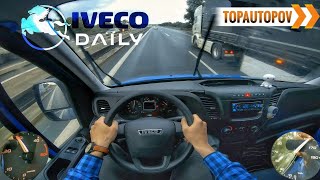 Iveco Daily 2.3 (100kW) |52| 4K TEST DRIVE POV - ORDINARY DAY, ACCELERATION & BRAKES🔸TopAutoPOV