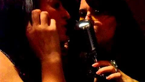 P Moreno e Debora Schiller no Back Vocal
