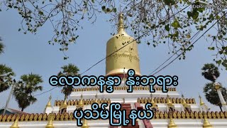 ပုသိမ်မြစ်ကမ်းဘေးနားကလောကနန္ဒာနှီးဘုရားကြီး #myanmartravel #ပုသိမ် #pathein