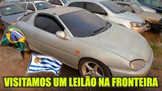 QUAL CARRO DEVEMOS COMPRAR? VISITAMOS UM LEILAO NA FRONTEIRA!