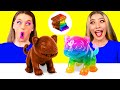 Žvýkačka vs Čokoládové Jídlo Výzva | Bitvy o Jídlo