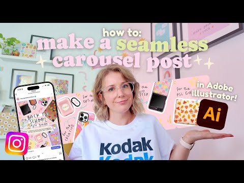 How to Make PERFECT Instagram Carousel Posts Every Time ✨ Step-by-Step Adobe Illustrator Tutorial