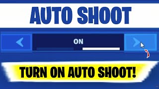 How to turn on AUTO SHOOT in Fortnite (2024) | How to turn on AUTO FIRE in Fortnite | Fortnite Auto