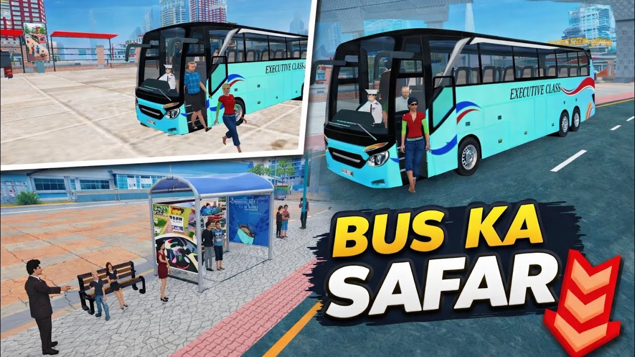 Executive Class Bus Ka Safar 🚍 | Bus SimulatorIndia Gameplay | Prince Turb Gaming 