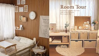 【ルームツアー】高校生のプチプラ・無印良品・IKEA・ニトリ・100均で作るおしゃれ部屋紹介 ｜ナチュラルインテリア｜実家暮らし女子｜ japanese room tour